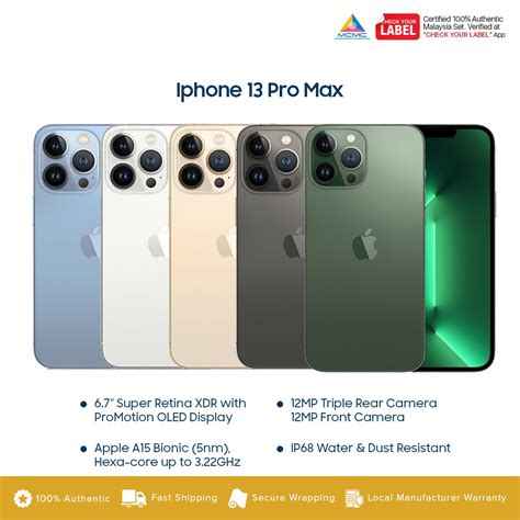 apple iphone 13 pro max price in malaysia